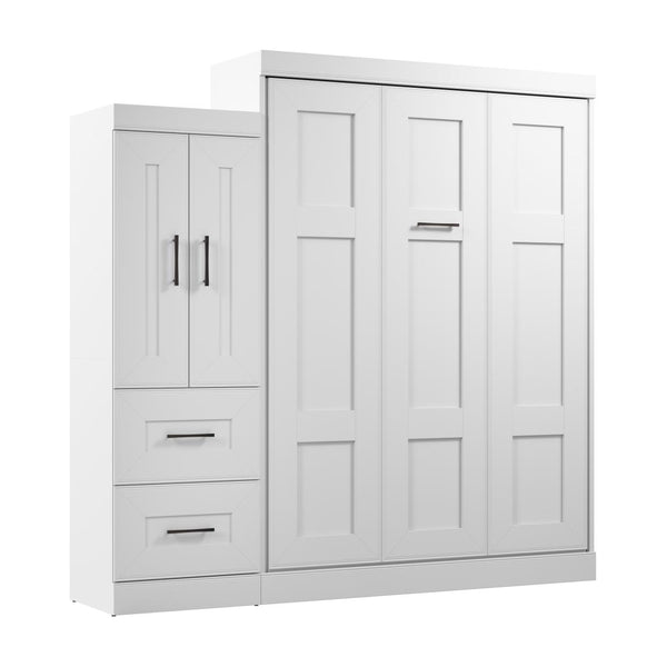 Queen Murphy Bed with Wardrobe (90W)