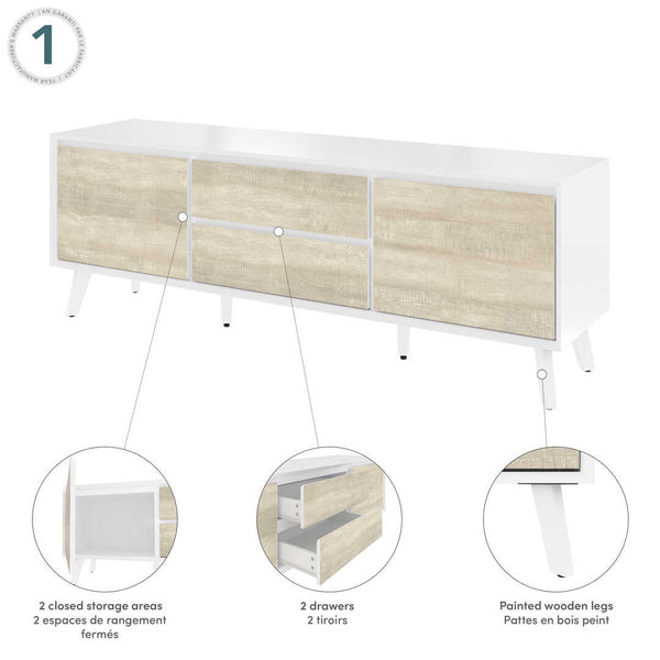 63W TV Stand for 55 inch TV