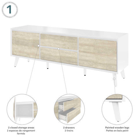 63W TV Stand for 55 inch TV