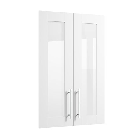 Modular Frosted Glass Doors (2) Set, 25W