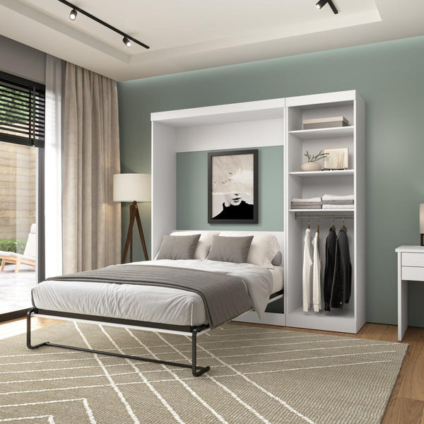 Full Murphy Bed with Closet Organizer (84W)