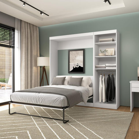 Full Murphy Bed with Closet Organizer (84W)