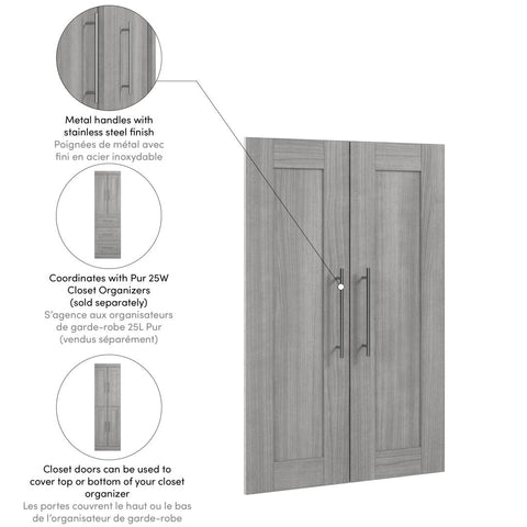 Contemporary Doors (2) Set, 25W