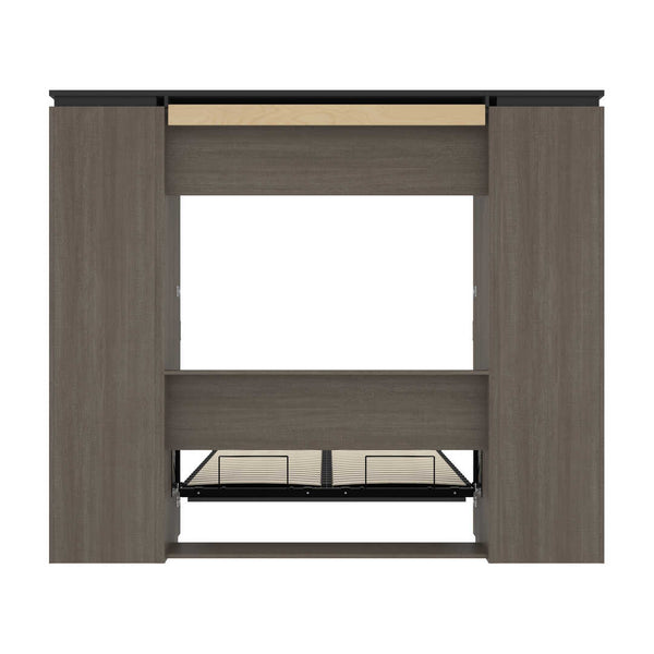 Full Murphy Bed and Narrow Storage Solutions with Drawers (99W)