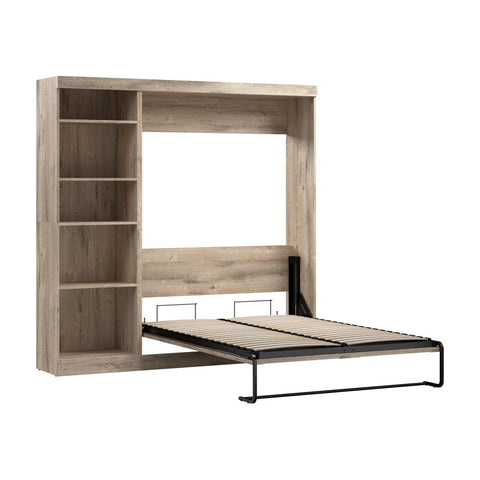 Full Murphy Bed with Shelving Unit (84W)