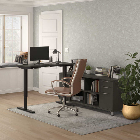 72W L-Shaped Standing Desk
