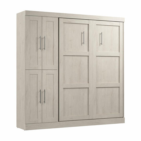 Full Murphy Bed with Closet Organizer (84W)