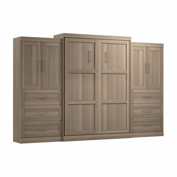 Queen Murphy Bed with Wardrobes (136W)