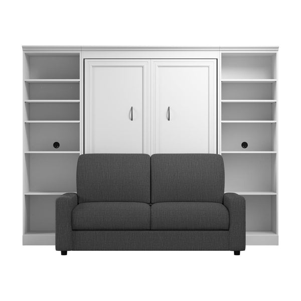 Full Murphy Bed with Sofa and Closet Organizers (109W)