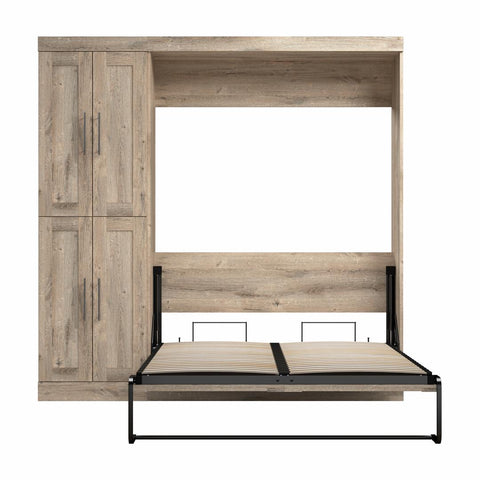 Full Murphy Bed with Closet Organizer (84W)