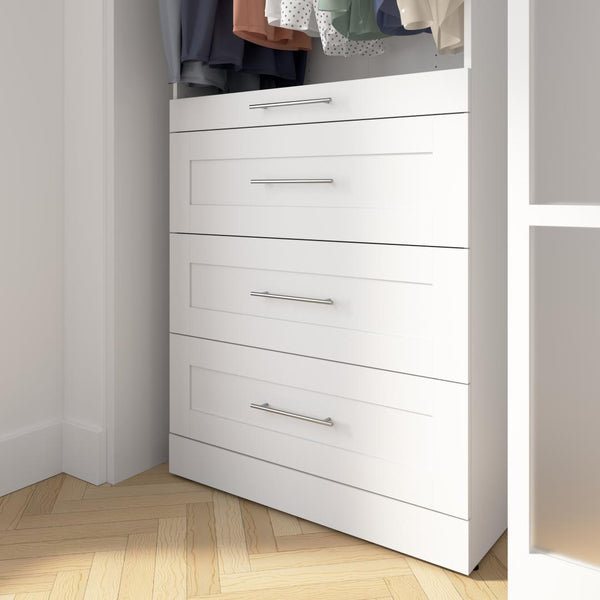 Modular Drawers (4) Set, Shaker Style, 36W x 16D
