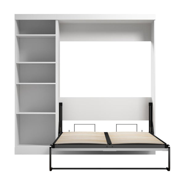 Full Murphy Bed with Shelving Unit (84W)