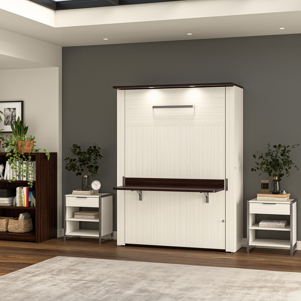 61W Full Murphy Bed with Desk