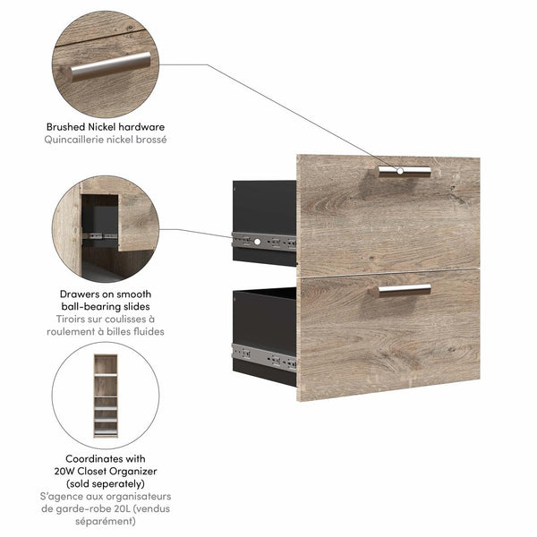 2 Drawer Set for Cielo 20W Closet Organizer