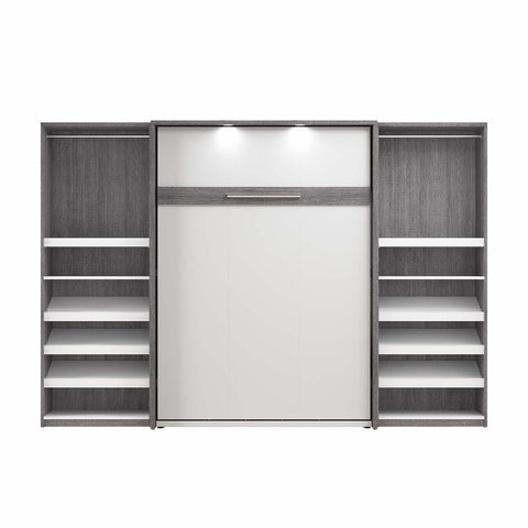Full Murphy Bed with 2 Closet Organizers (119W)