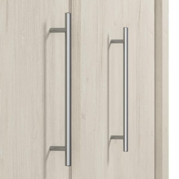 Queen Murphy Bed and 2 Shelving Units with Drawers (115W)