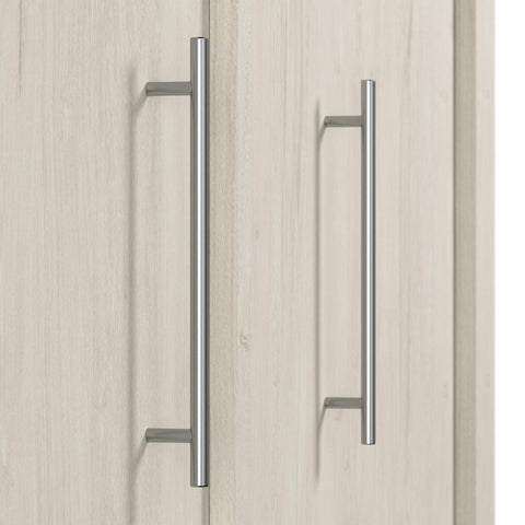 Queen Murphy Bed and 2 Shelving Units with Drawers (115W)