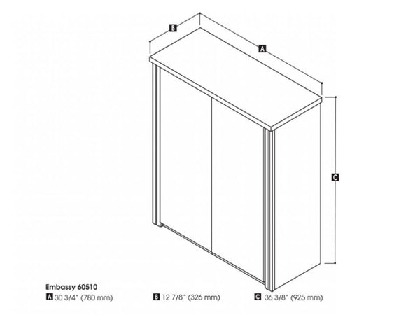 30“ Add-On Cabinet for Lateral File Cabinet