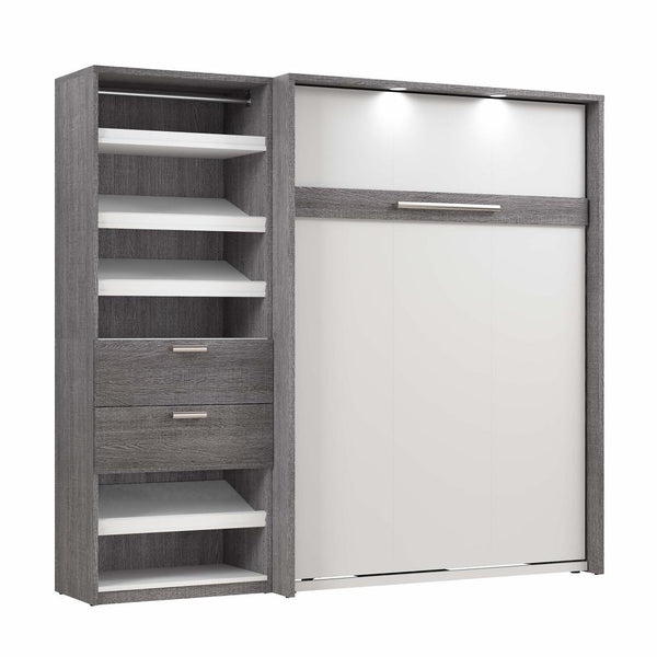 Full Murphy Bed with Closet Organizer (89W)