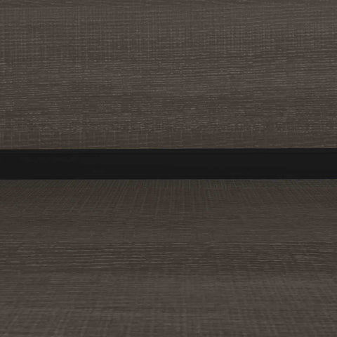 Modern L-Shaped Office Desk with Two Pedestals and Hutch