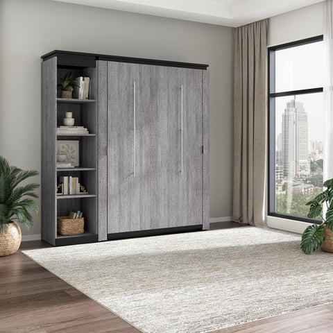 Full Murphy Bed with Shelves (81W)