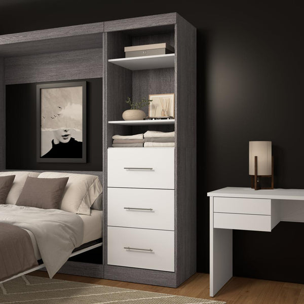 25W Closet Organizer with Drawers