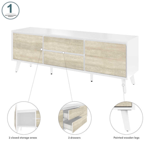 63W TV Stand for 55 inch TV