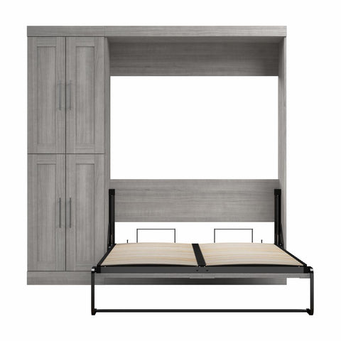 Full Murphy Bed with Closet Organizer (84W)