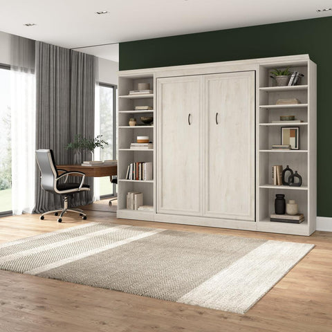 Full Murphy Bed and 2 Closet Organizers (109W)