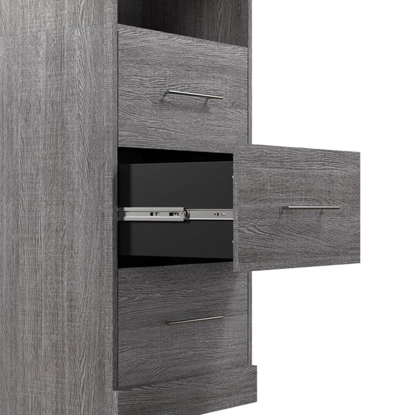 25W Closet Organizer with Drawers