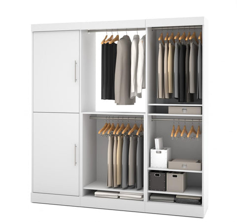 80” Closet Organizer with Doors