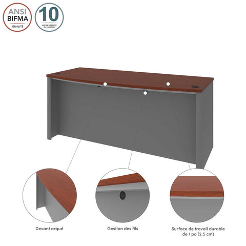 72W Desk Shell