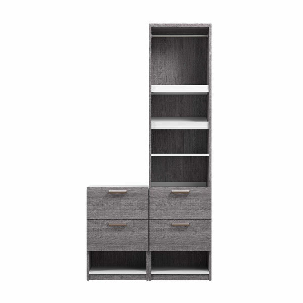 40W Closet Organizer with Nightstand