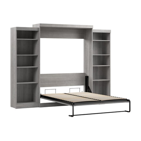 Queen Murphy Bed and 2 Shelving Units (115W)