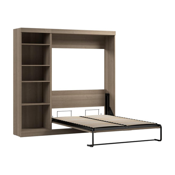 Full Murphy Bed with Shelving Unit (84W)