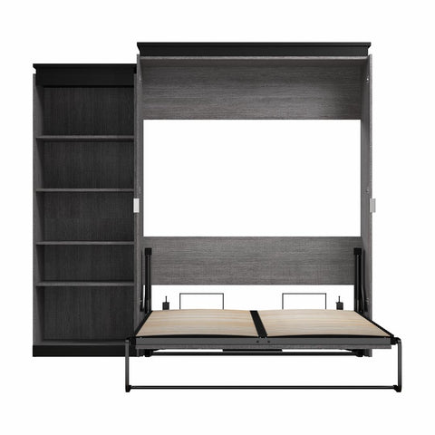 Queen Murphy Bed with Shelves (97W)