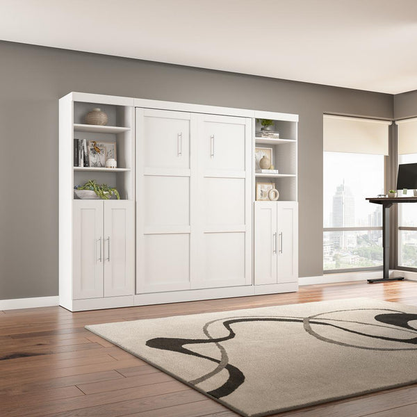 Full Murphy Bed with Closet Storage Organizers (109W)