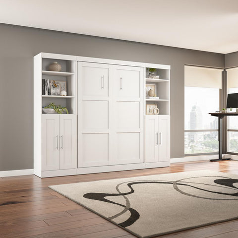 Full Murphy Bed with Closet Storage Organizers (109W)