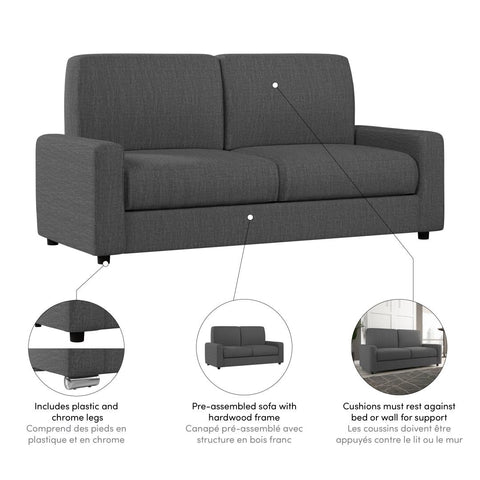 Sofa for Queen Murphy Bed (no backrest)