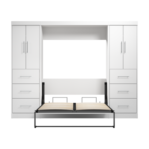 Full Murphy Bed with 2 Wardrobes (109W)