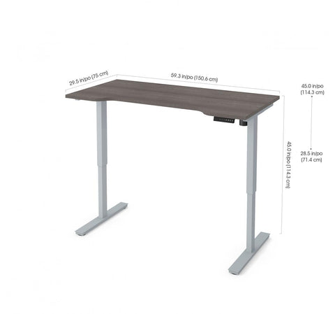 30“ x 60“ Curved Standing Desk