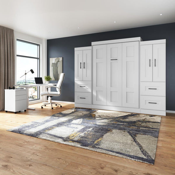 Full Murphy Bed with Wardrobes (110W)