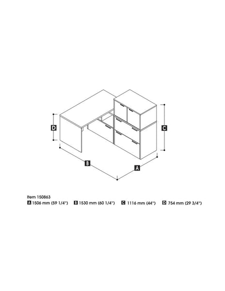 L-Shaped desk