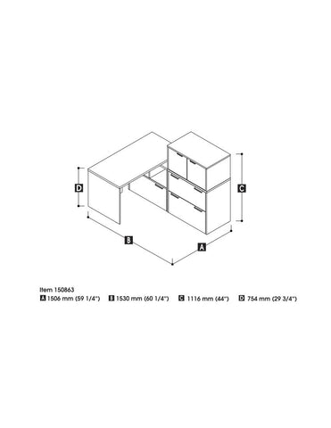 L-Shaped desk