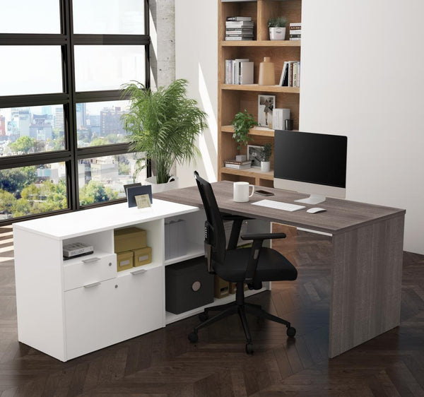 72W L-Shaped Desk