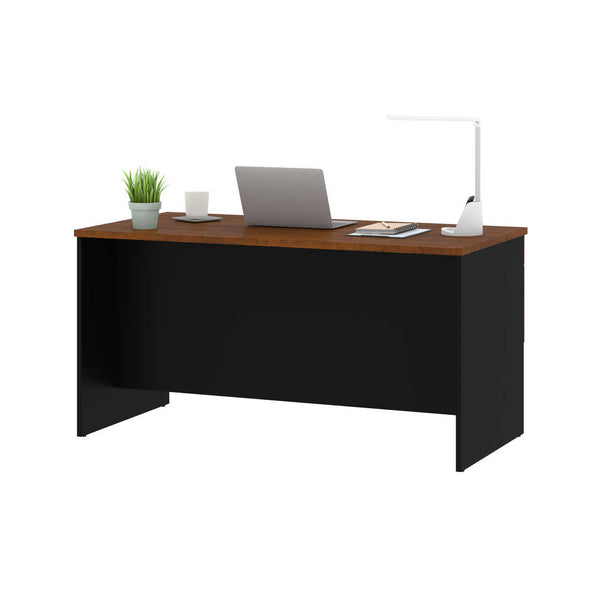 Executive Desk with Dual Half Pedestals