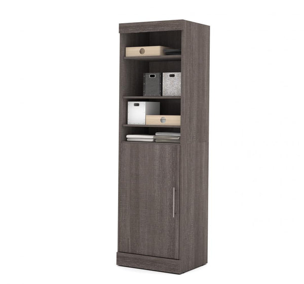 Queen Murphy Bed with Mattress and Storage Unit (90W)