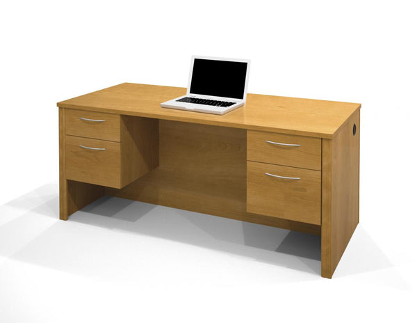 Executive Desk with Dual Half Pedestals