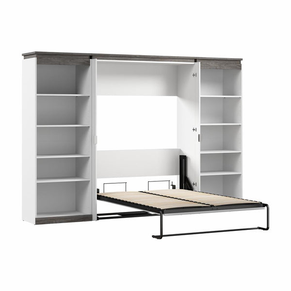 Full Murphy Bed with Shelves (120W)