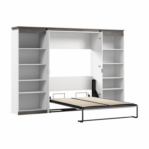 Full Murphy Bed with Shelves (120W)